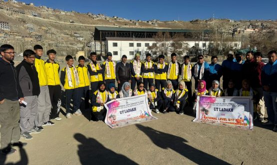 First UT Ladakh Volleyball Teams Flagged Off for 69th SGFI National Championships.