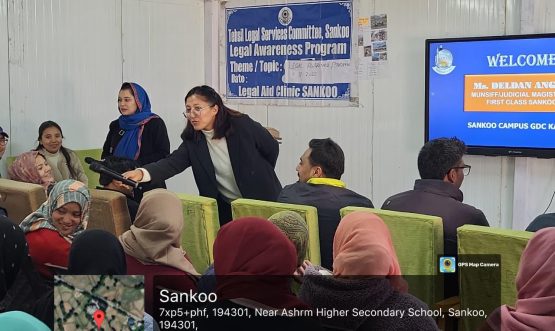 Sankoo Campus, GDC Kargil Organises Awareness Programme on Legal Awareness.