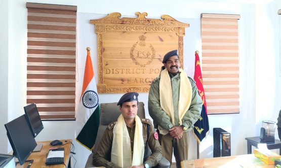 District Administration Kargil Lauds SSP Shree Raam Ragavan for Exemplary Service.