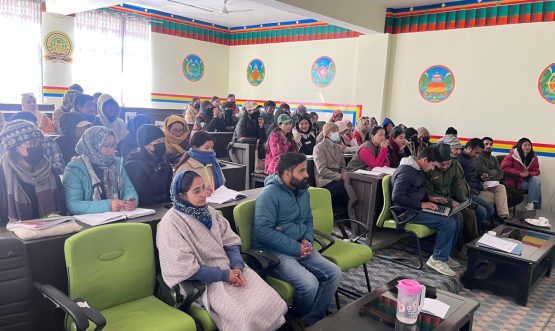 GMDC Zanskar, Disaster Response Force Kargil conducts Civil Defence Volunteers Enrollment Programme.