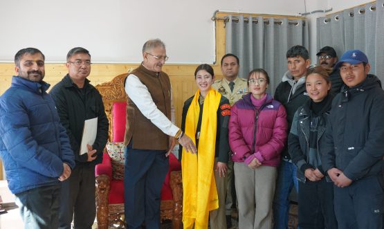 Women Athletes making Ladakh proud: LG Kavinder Gupta.