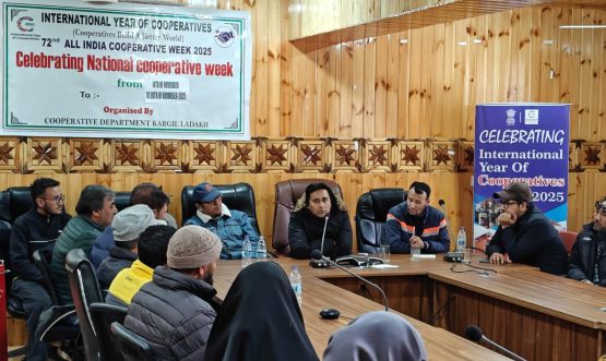 Kargil Cooperative Department Marks 72nd All India Cooperative Week with Focus on Society Revival.