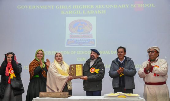 CEC Kargil, Dr. Jaffer Akhoon Attends Annual Day-cum-Magazine Release Ceremony of Govt. Girls Higher Secondary School Kargil.