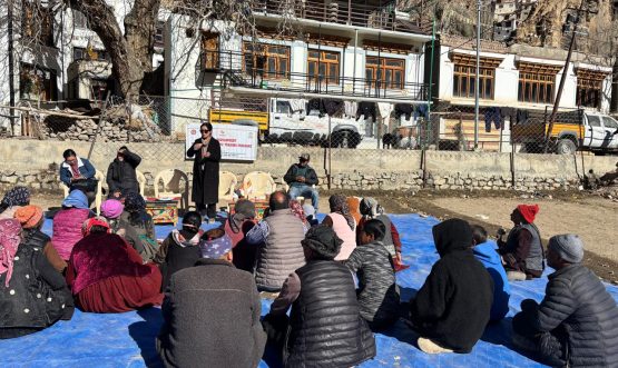 The District Hub for Empowerment of Women (DHEW), Leh, in collaboration with local communities, has inaugurated a 14-day skill development training programme on felting toys in Skurbuchan and Achinathang villages.