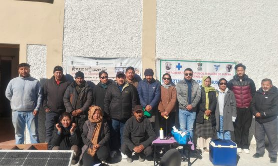 Concluding Day of Mimang-si-rJabstogs Camp of Diskit Sub-division Conducted for Villagers of Hunder Dok at Tehsildar Office Diskit.