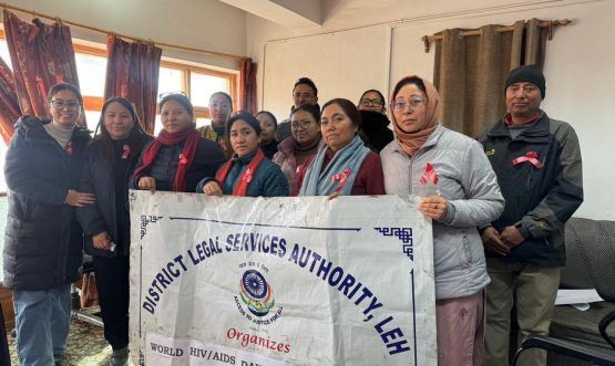 DLSA Leh Observes World HIV/AIDS Day with Awareness Programme.