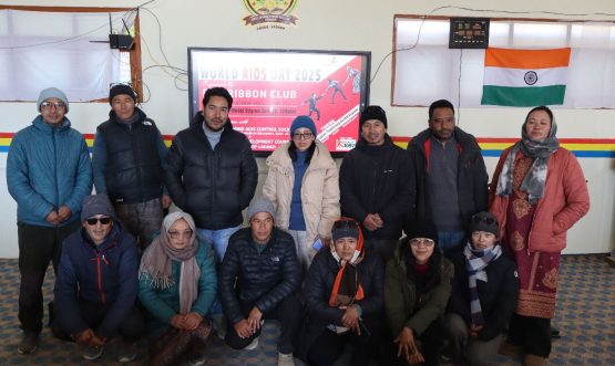 Government Model Degree College Zanskar Observes World AIDS Day.