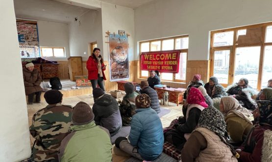 Celebration of World Soil Day 2025 at Tukla Village by India's highest KVK stationed at Nyoma.