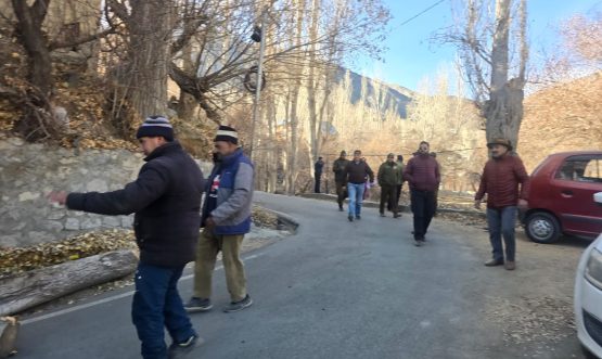 Encroachment Removal Drive Conducted from BSNL Office to Goma Kargil.