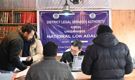 Kargil Lok Adalat Resolves 392 Cases, Facilitates Settlement of Over ₹51 Lakh.