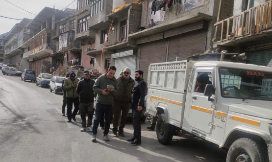 Kargil Administration conducts Anti-Encroachment Drive from Old Taxi Stand to Bye Pass Bridge.