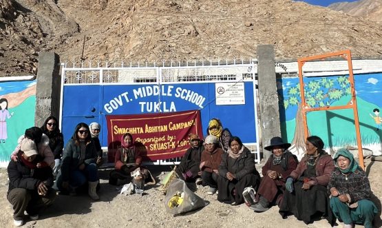 KVK Nyoma (Leh-II), the Highest Krishi Vigyan Kendra in the Country, Celebrates Kisan Diwas with Farmers at Nyoma and Phulak Village.