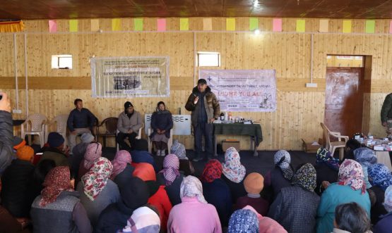 Sheep Husbandry Department Nyoma conducts Awareness Programme for Sheep and Goat Breeders in Mudh village.