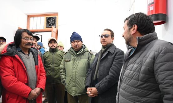 ADC Kargil, Imteeaz Kacho Conducts Quarterly Inspection of EVM Warehouse.
