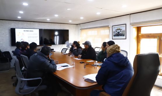 ADC Chairs District TB Forum Meeting in Leh.