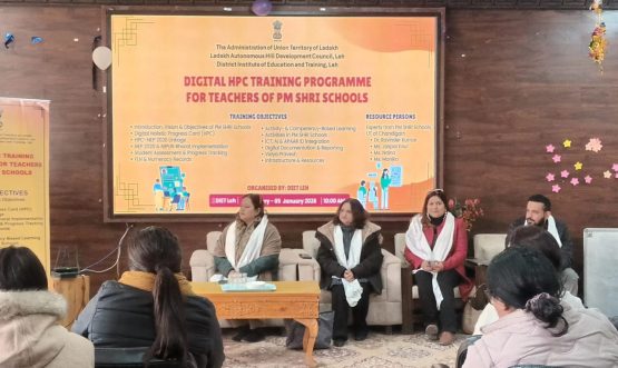 The District Institute of Education and Training Leh organized four days Capacity -Building Programme on Digital HPC for Headmasters, Head-Teachers and teachers of PM Shri School of Leh district.