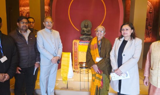 G Ladakh visits exhibition of Sacred Buddha Relics at Rai Pithora Cultural Complex Says returning of Priceless Buddha Relics to India marks historic moment for nation, Buddhist community UT Administration will bring Sacred Buddha Relics to Ladakh soon: LG