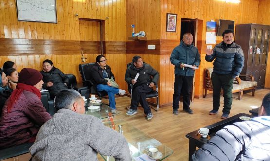 SDM Khaltse Chairs Meeting with ZRP, Principals and Headmasters of Sub Division Khaltse.