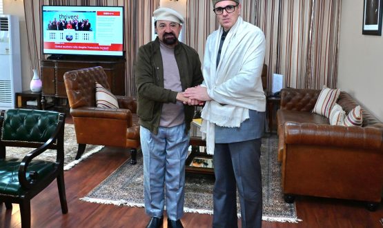 CEC Kargil Meets J&K Chief Minister in Jammu; Discusses Issues of Mutual Interest.