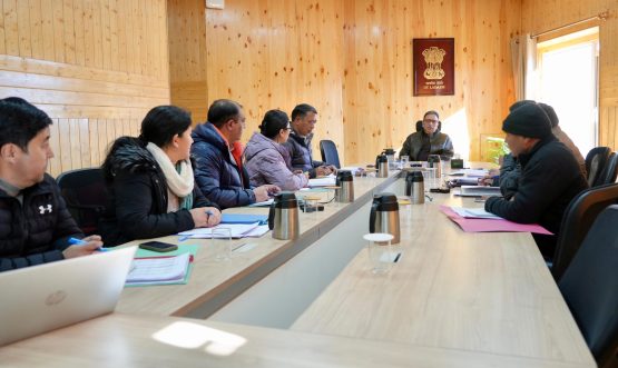 Chief Secretary Ashish Kundra chairs review meeting of PWD and Mechanical Engineering Department.