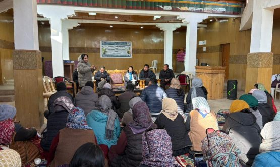 Empowering Ladakh Farmers: Training under MIDH Sponsored Project Unlocks Sustainable Farming at Basgo Village.