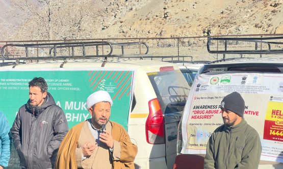 Awareness Program on Drug Abuse and Preventive Measures held at Taxi Stand, Kargil.