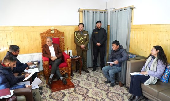 LG Kavinder reviews preparations for 6th Khelo India Winter Games.