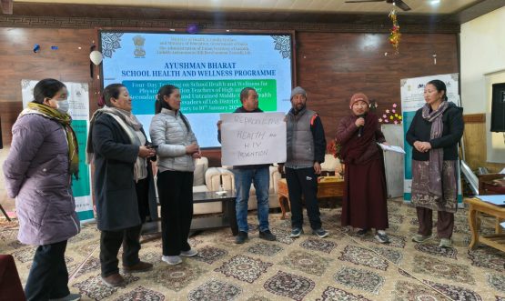 Four-Day School Health & Wellness Programme Concludes at DIET Leh.