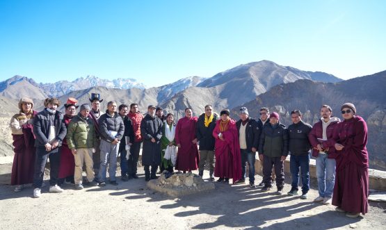 Chief Secretary Shri Ashish Kundra visits Lamayuru Monastery.