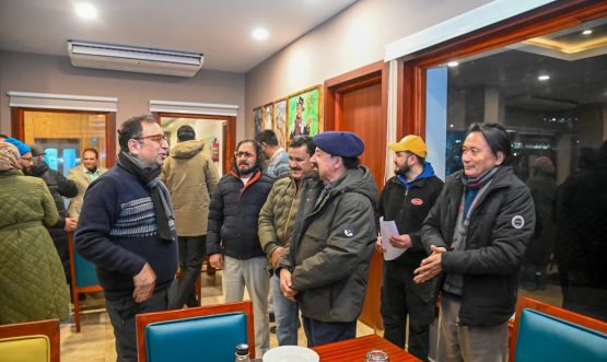 AHDC Kargil hosts dinner party in honour of Chief Secretary, Ladakh, Ashish Kundra.