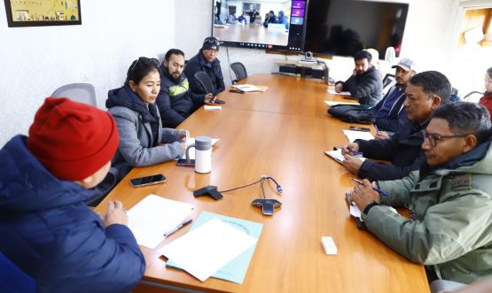 Meeting Held to Finalize Arrangements for 16th National Voters’ Day, 2026 at Leh.