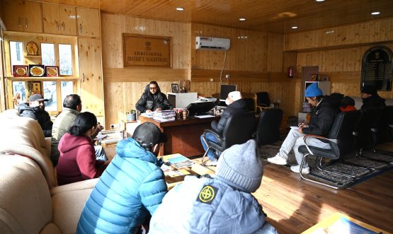 Additional Deputy Commissioner Kargil chairs meeting to review arrangements for 16th National Voters’ Day.