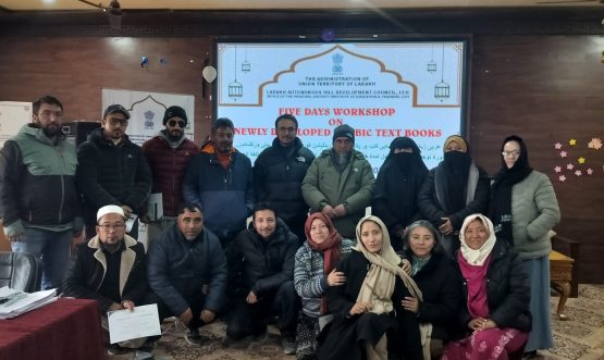 Five-Day Workshop on Newly Developed Arabic Textbook Held at DIET Leh.