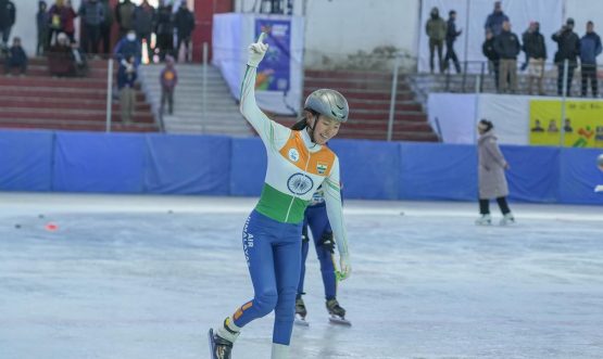 Skarma Tsultin, Ladakh’s first international speed skater, nurtured by belief, perseverance and Khelo India.