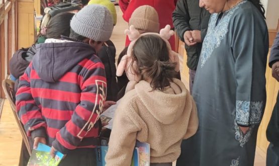 Ms. Bhanu Phabha, Secretary, School Education, today visited High School Likir where winter coaching classes are being conducted by the Village Education Committee (VEC).