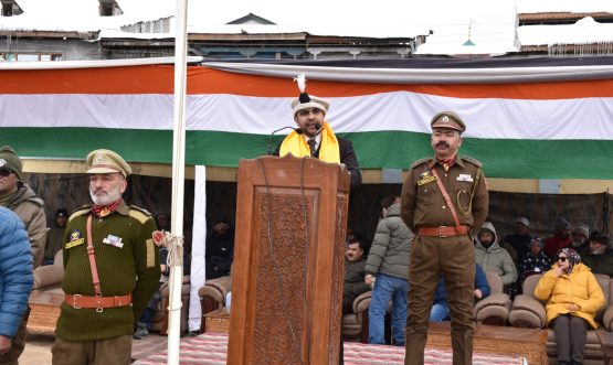 Republic Day celebrated in Sub Division Drass with patriotic fervor.