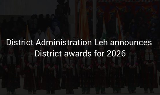 District Administration Leh Honors Local Heroes on 77th Republic Day.