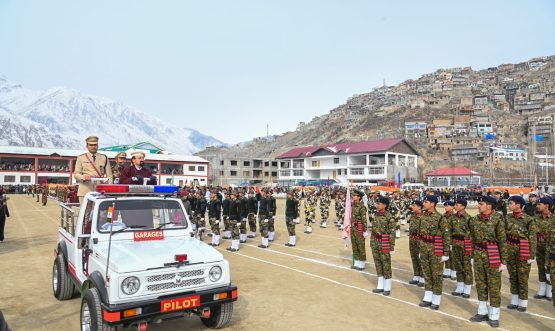 77th Republic Day Celebrated with Patriotic Fervour at Biamathang, Kargil.