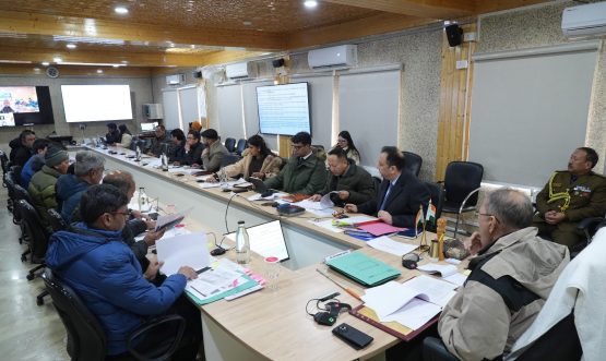 LG Ladakh holds comprehensive review meeting with Departmental Secretaries.