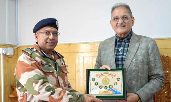 DG ITBP calls on LG Ladakh.