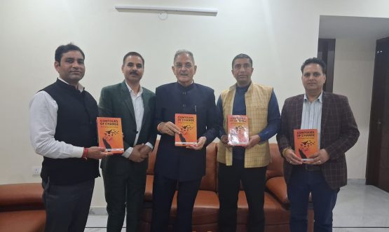 LG Ladakh releases book “Contours of Change: BJP & The New Kashmir Paradigm”.