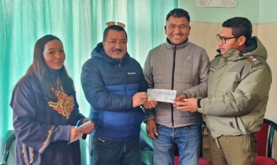 Leh, Feb11: The executives and officials of various Transport Unions of the district, today, visited the District De-Addiction Centre (DDAC) Leh.