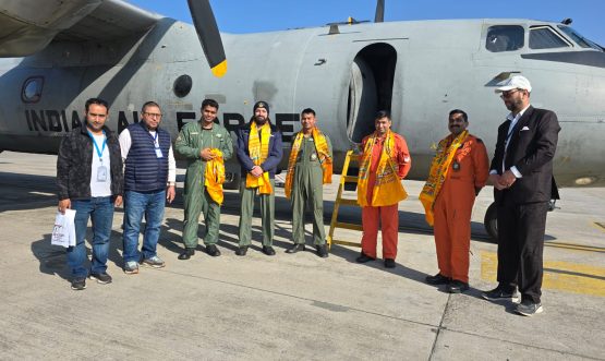 AN-32 Kargil Courier Service Operates First Jammu Sortie of Winter Season.