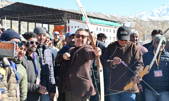 ADC Kargil Attends LOA’s District-Level Archery Tournament at Khri Sultan Cho Stadium.