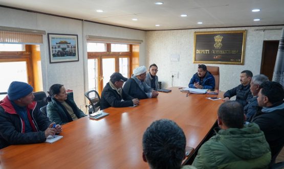ADC Leh, Ghulam Mohd, JKAS, chaired a meeting on 20.02.2026 in the VC Room of the DC Office, Leh, to review and finalize arrangements for the ongoing holy month of Ramadan 2026.