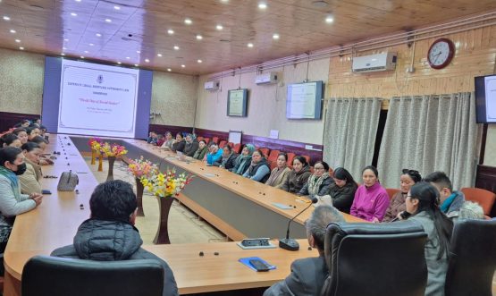 the District Legal Services Authority (DLSA), Leh organized a Legal Awareness Programme at the DC Conference Hall, Leh, to commemorate the World Day of Social Justice.