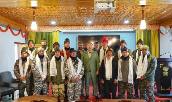 Statehood Day of Arunchal Pradesh & Mizoram celebrated with full fervour at Lok Niwas Ladakh.