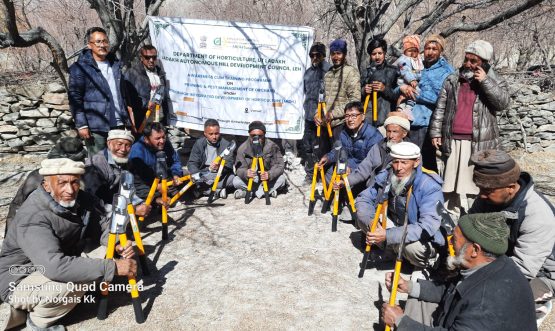 Department of Horticulture Nubra Organises Training on Pruning and Pest Management