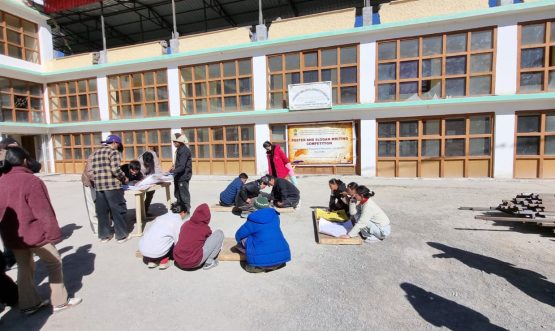 DIET Leh Conducts Poster Making Competition on Adolescence Health under National Population Education NCERT.