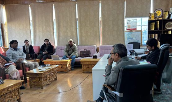 DC Kargil reviews attendance of staff in health institutions, discusses other issues.